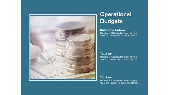 Operational Budgets Ppt PowerPoint Presentation File Deck Cpb Pdf