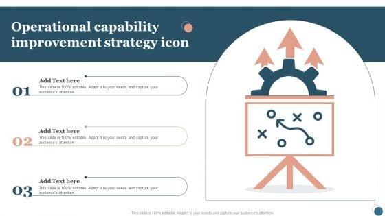 Operational Capability Improvement Strategy Icon Elements PDF