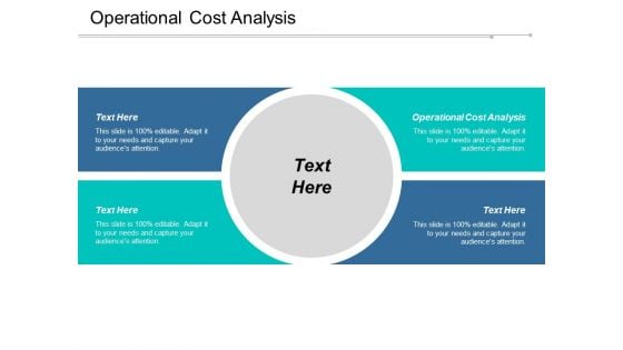 Operational Cost Analysis Ppt Powerpoint Presentation Visual Aids Infographics Cpb