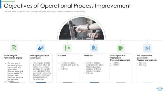 Operational Efficiency Execution Strategy Improve Quality Objectives Of Operational Process Pictures PDF