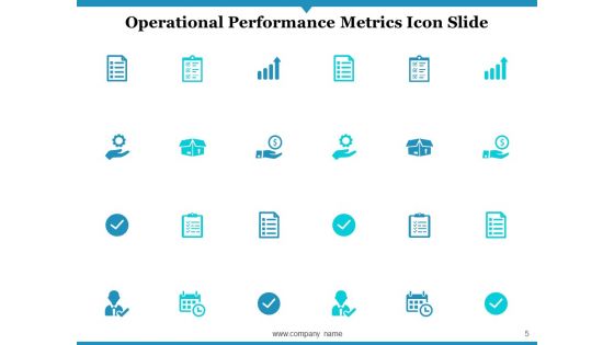 Operational Excellence Metrics Ppt PowerPoint Presentation Complete Deck With Slides