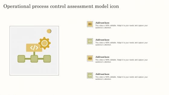 Operational Process Control Assessment Model Icon Sample PDF