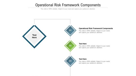 Operational Risk Framework Components Ppt PowerPoint Presentation Icon Layout Cpb Pdf