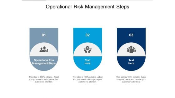 Operational Risk Management Steps Ppt PowerPoint Presentation Ideas Example Topics Cpb