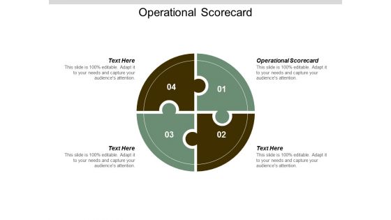 Operational Scorecard Ppt Powerpoint Presentation Icon Clipart Cpb