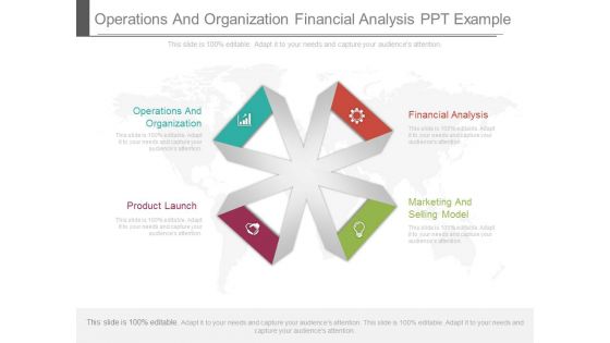 Operations And Organization Financial Analysis Ppt Example