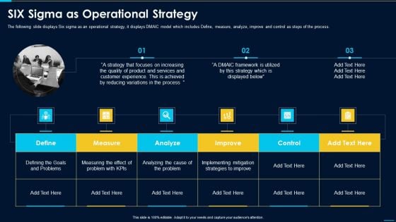 Operations Excellence Playbook SIX Sigma As Operational Strategy Download PDF