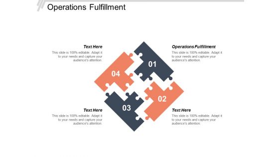 Operations Fulfillment Ppt Powerpoint Presentation Icon Layouts Cpb