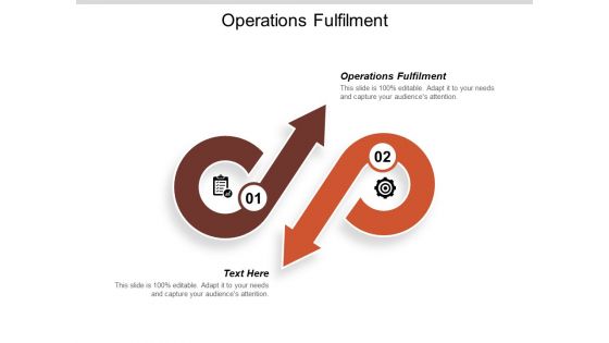 Operations Fulfilment Ppt PowerPoint Presentation Gallery Inspiration Cpb