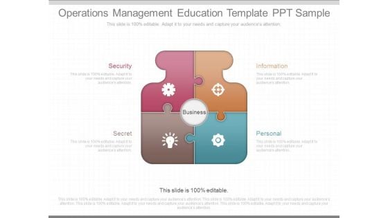 Operations Management Education Template Ppt Sample