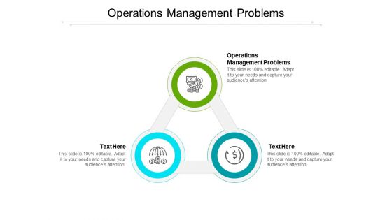 Operations Management Problems Ppt PowerPoint Presentation Infographic Template Cpb