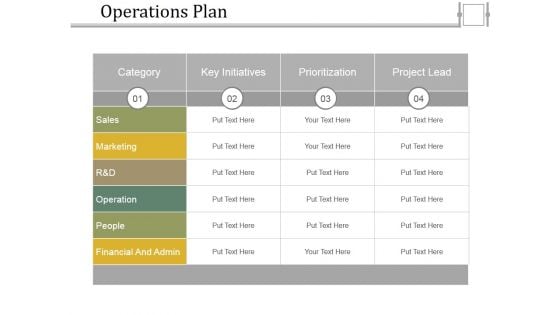 Operations Plan Ppt PowerPoint Presentation Inspiration Layouts Operations Plan Ppt PowerPoint Presentation Inspiration Layouts