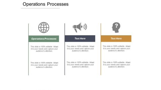 Operations Processes Ppt PowerPoint Presentation Professional Graphics Download Cpb