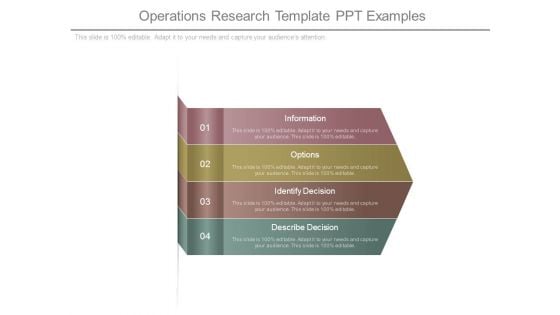 Operations Research Template Ppt Examples