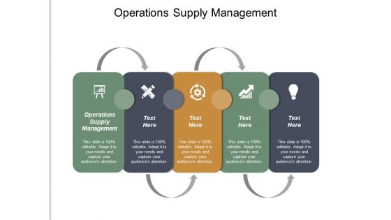 Operations Supply Management Ppt PowerPoint Presentation File Background Cpb