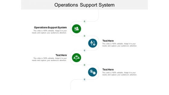 Operations Support System Ppt PowerPoint Presentation Summary Guide Cpb Pdf