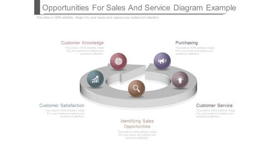 Opportunities For Sales And Service Diagram Example