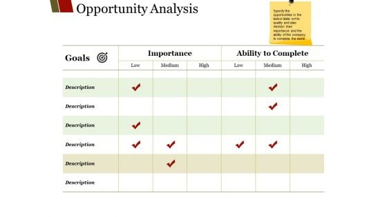 Opportunity Analysis Ppt PowerPoint Presentation Infographic Template Master Slide Opportunity Analysis Ppt PowerPoint Presentation Infographic Template Master Slide