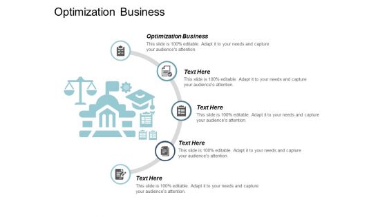 Optimization Business Ppt Powerpoint Presentation Gallery Good Cpb