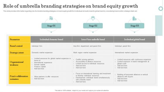 Optimize Brand Valuation Role Of Umbrella Branding Strategies On Brand Equity Growth Microsoft PDF