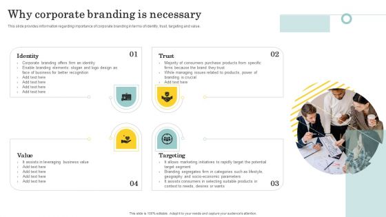 Optimize Brand Valuation Why Corporate Branding Is Necessary Ppt Slides Layout PDF