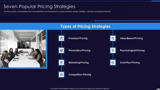 Optimize Marketing Pricing Seven Popular Pricing Strategies Information PDF