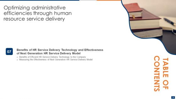 Optimizing Administrative Efficiencies Through Human Resource Service Delivery Ppt PowerPoint Presentation Complete Deck With Slides
