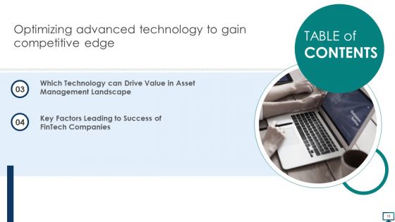 Optimizing Advanced Technology To Gain Competitive Edge Ppt PowerPoint Presentation Complete With Slides