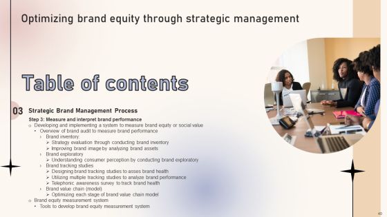 Optimizing Brand Equity Through Strategic Management Ppt PowerPoint Presentation Complete Deck With Slides Slide40