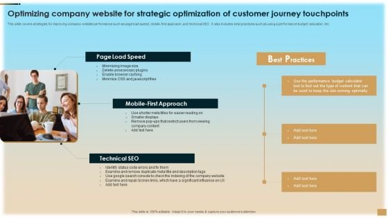Optimizing Company Website For Strategic Optimization Of Customer Journey Touchpoints Clipart PDF Optimizing Company Website For Strategic Optimization Of Customer Journey Touchpoints Clipart PDF