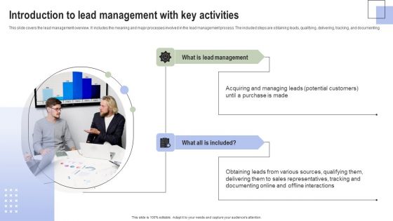 Optimizing Consumer Lead Nurturing Procedure Introduction To Lead Management With Key Demonstration PDF