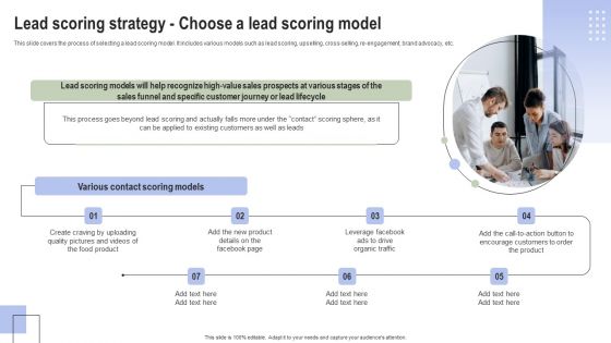 Optimizing Consumer Lead Nurturing Procedure Lead Scoring Strategy Choose A Lead Scoring Model Information PDF