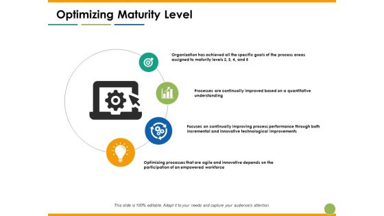 Optimizing Maturity Level Ppt PowerPoint Presentation Show File Formats