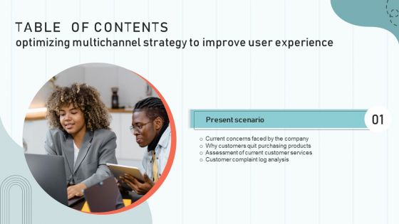 Optimizing Multichannel Strategy To Improve User Experience Table Of Contents Summary PDF