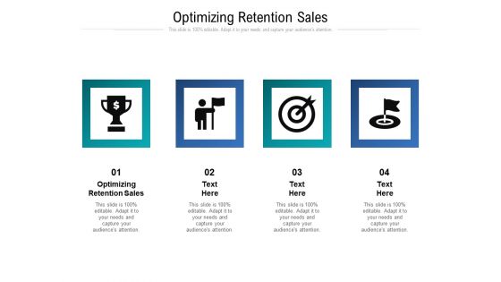 Optimizing Retention Sales Ppt PowerPoint Presentation File Clipart Images Cpb Pdf