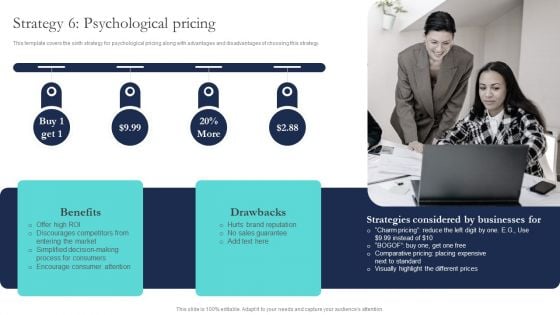 Optimizing Smart Pricing Tactics To Improve Sales Strategy 6 Psychological Pricing Portrait PDF