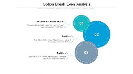 Option Break Even Analysis Ppt PowerPoint Presentation Pictures Aids Cpb Pdf