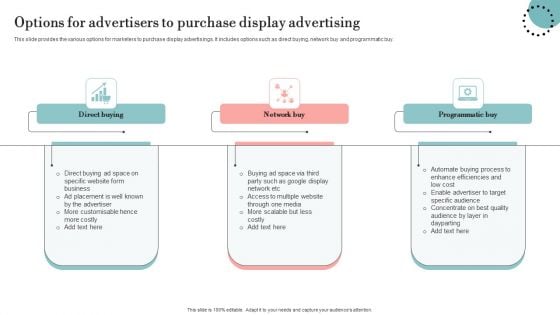 Options For Advertisers To Purchase Display Advertising Sample PDF