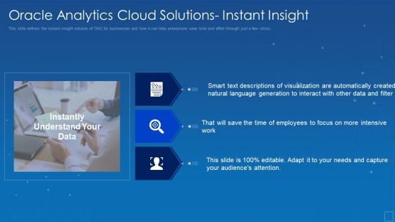 Oracle Analytics Cloud Solutions Instant Insight Microsoft PDF
