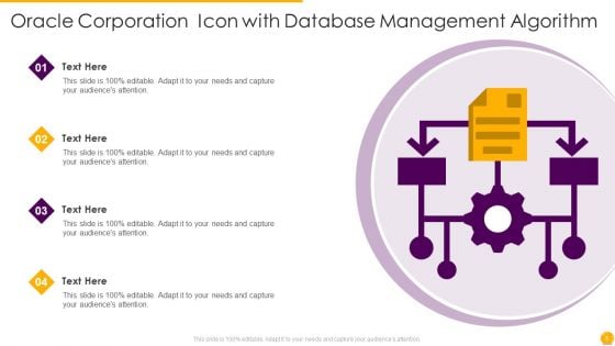 Oracle Corporation Ppt PowerPoint Presentation Complete Deck With Slides