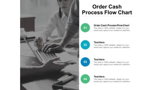 Order Cash Process Flow Chart Ppt PowerPoint Presentation Show Design Inspiration Cpb