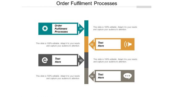 Order Fulfilment Processes Ppt PowerPoint Presentation Outline Mockup Cpb
