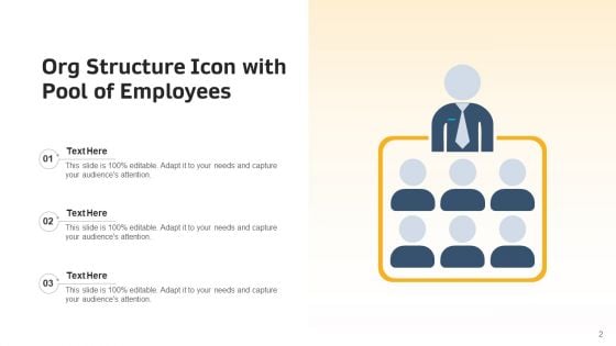 Org Structure Icon Management Hierarchy Ppt PowerPoint Presentation Complete Deck