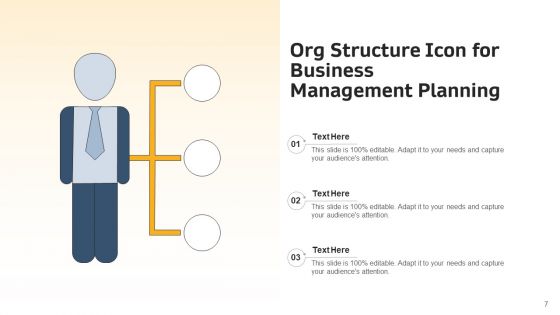 Org Structure Icon Management Hierarchy Ppt PowerPoint Presentation Complete Deck