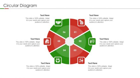 Organic Food Pitch Deck Circular Diagram Ppt Slides Graphics Pictures PDF