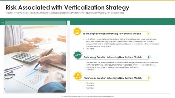 Organization Chart And Corporate Model Transformation Risk Associated With Verticalization Strategy Inspiration PDF