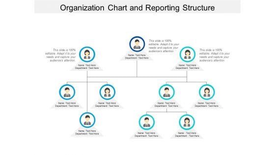 Organization Chart And Reporting Structure Ppt PowerPoint Presentation Styles Grid