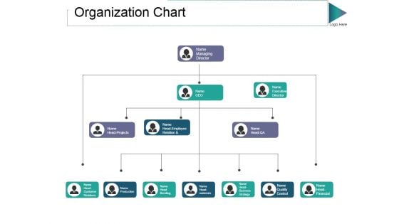 Organization Chart Ppt PowerPoint Presentation Gallery Ideas