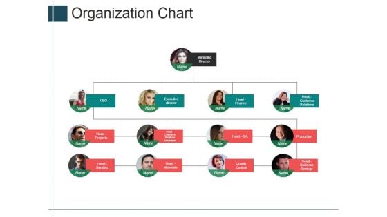 Organization Chart Ppt PowerPoint Presentation Portfolio Shapes