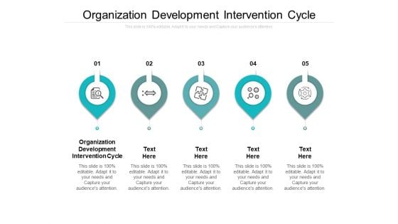 Organization Development Intervention Cycle Ppt PowerPoint Presentation Icon Format Ideas Cpb